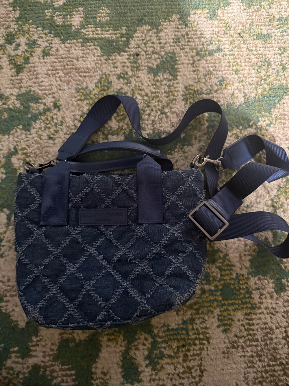 Kurt Geiger Quilted Shopper Crossbody bag XS